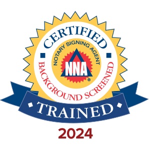 NNA Certified & Background Screened Notary Signing Agent